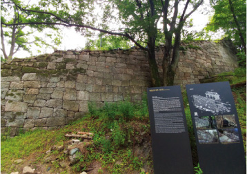 The fortress where the original forms are well preserved