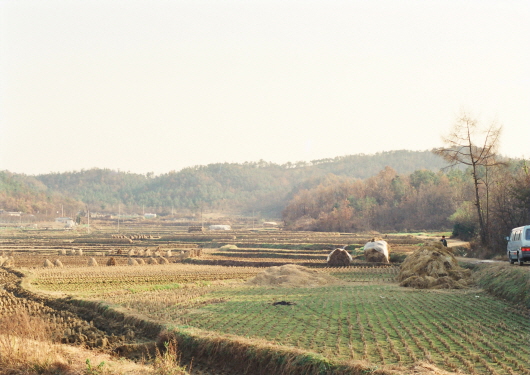성사동 국사봉과 불당골 마을(1980년대)