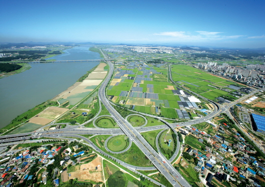 Aerial photograph of Haengju Interchange