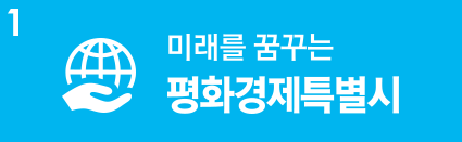 1. 미래를 꿈꾸는 평화경제특별시