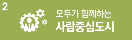 2. 모두가 함께하는 사람중심도시