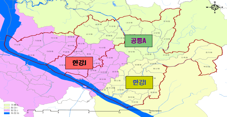 고양시 유역현황
