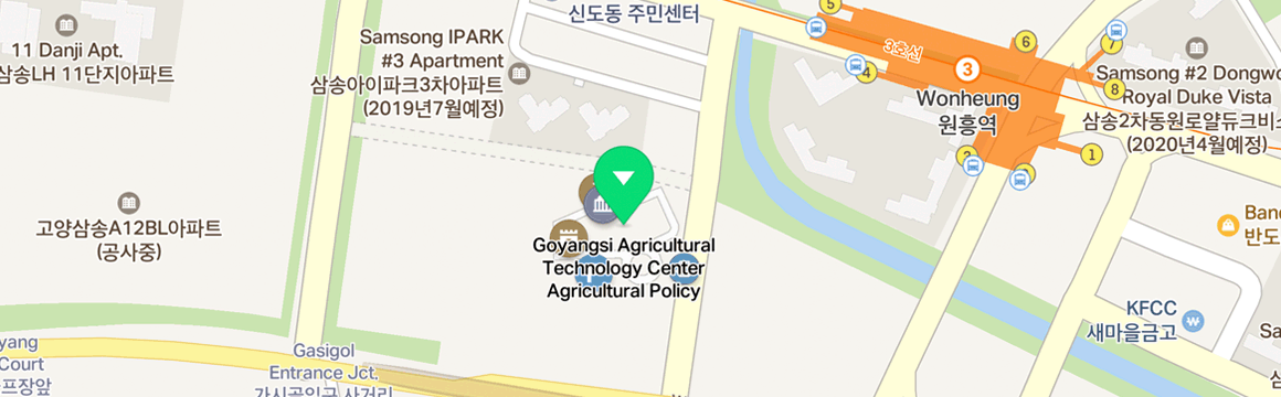 Map for Agricultural Technology Center