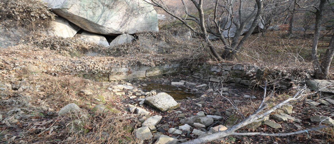 Military Camp Site Pond at Back of Nojeoksa Temple