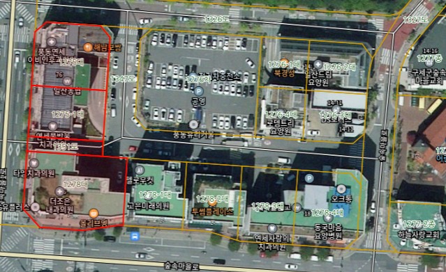 풍동3 골목형상점가 구역도