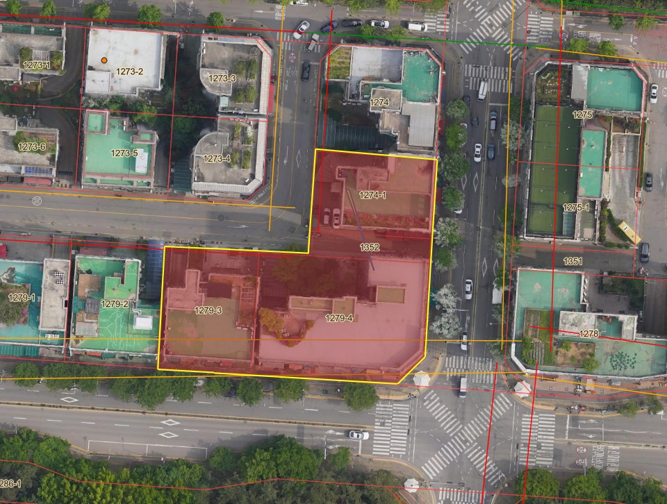 풍동2 골목형상점가 구역도