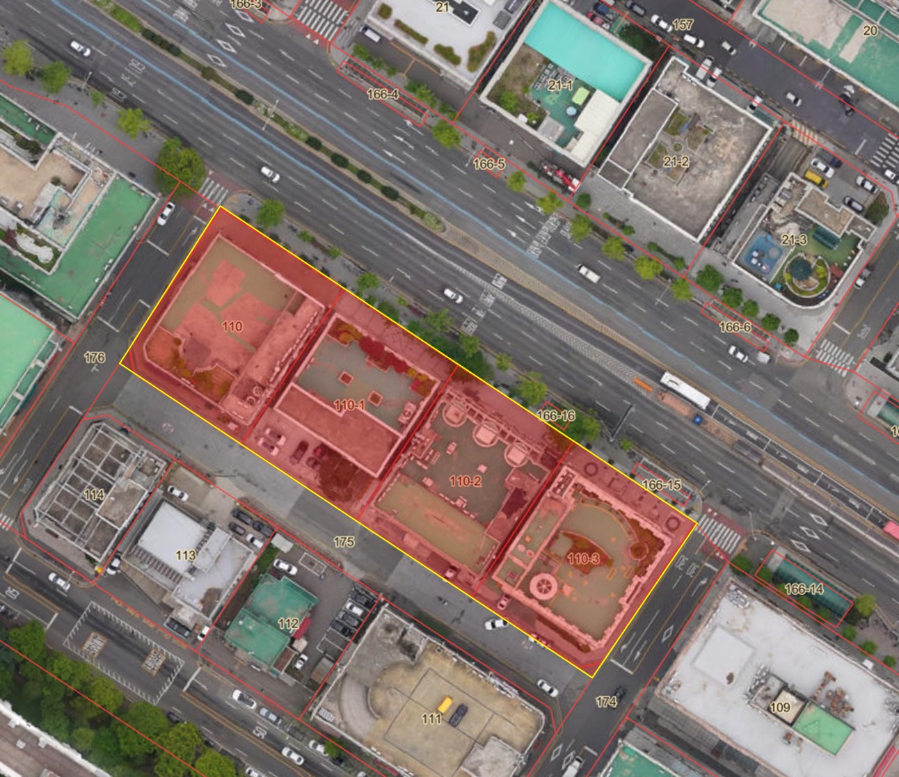 주엽역 골목형상점가 구역도