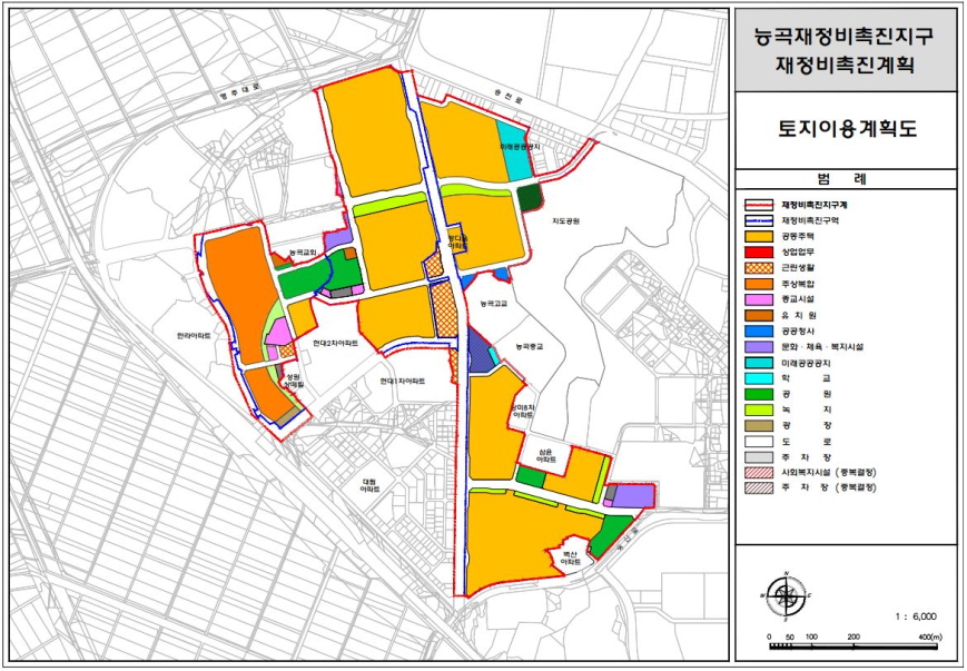 능곡지구 현황도