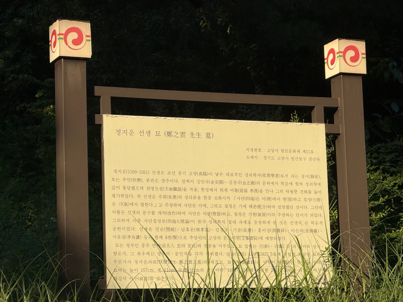 정지운 선생 묘